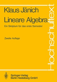 Abbildung von: Lineare Algebra - Springer