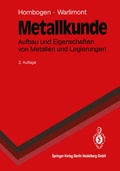 Cover: Metallkunde - Springer