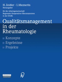 Abbildung von: Qualitätsmanagement in der Rheumatologie - Steinkopff