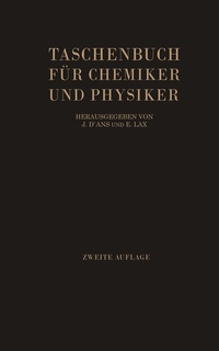 Abbildung von: Taschenbuch für Chemiker und Physiker - Springer