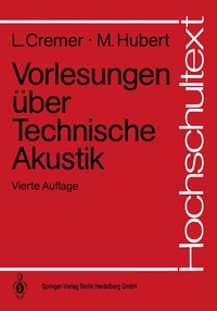Abbildung von: Vorlesungen über Technische Akustik - Springer