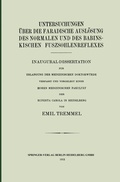 Abbildung von: Untersuchungen über die Faradische Auslösung des Normalen und des Babinskischen Fuszsohlenreflexes - Springer