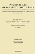 Cover: Dissertation zur Erlangung des Doktorgrades - Springer