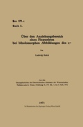 Cover: &Uuml;ber den Anziehungsbereich eines Fixpunktes bei biholomorphen Abbildungen des Cn - Springer
