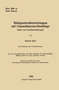 Abbildung von: Röntgenstrahlenwirkungen auf Commelinaceen-Stecklinge (Total- und Partialbestrahlungen) - Springer