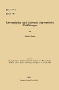 Cover: Rhythmische und schwach rhythmische Abbildungen - Springer