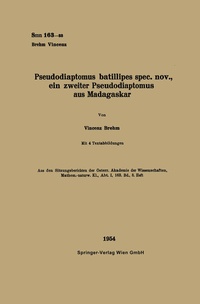 Abbildung von: Pseudodiaptomus batillipes spec. nov., ein zweiter Pseudodiaptomus aus Madagaskar - Springer