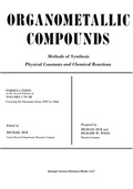 Cover: Organometallic Compounds - Springer
