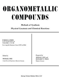 Enlarge image Cover: Organometallic Compounds - Springer