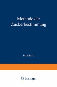Abbildung von: Methode der Zuckerbestimmung, insbesondere zur Bestimmung des Blutzuckers - Springer