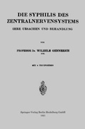 Abbildung von: Die Syphilis des Zentralnervensystems - Springer