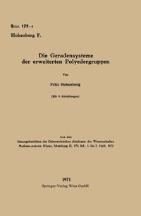 Abbildung von: Die Geradensysteme der erweiterten Polyedergruppen - Springer