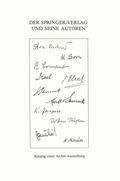 Cover: Der Springer-Verlag und seine Autoren - Springer