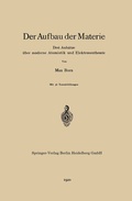 Cover: Der Aufbau der Materie - Springer