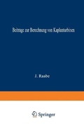 Cover: Beitraege zur Berechnung von Kaplanturbinen - Springer