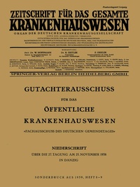 Abbildung von: Gutachterausschuß für das öffentliche Krankenhauswesen - Springer