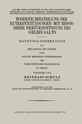 Cover: Moderne Behandlung der Euterentz&uuml;ndungen mit Besonderer Ber&uuml;cksichtigung des Gelben Galts - Springer