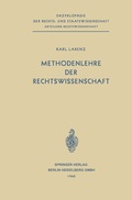Cover: Methodenlehre der Rechtswissenschaft - Springer