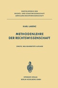 Cover: Methodenlehre der Rechtswissenschaft - Springer