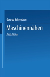 Abbildung von: Maschinennähen - Springer