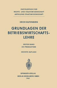 Abbildung von: Grundlagen der Betriebswirtschaftslehre - Springer