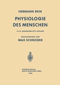 Cover: Einf&uuml;hrung in die Physiologie des Menschen - Springer