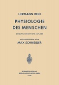 Cover: Einf&uuml;hrung in die Physiologie des Menschen - Springer