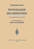 Cover: Einf&uuml;hrung in die Physiologie des Menschen - Springer