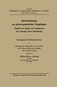 Abbildung von: Beobachtungen an pylorospastischen Säuglingen - Springer