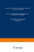 Cover: Die Therapie der Pneumonie - Springer
