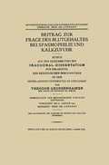 Abbildung von: Beitrag zur Frage des Blutkalkgehaltes bei Spasmophilie und Kalkzufuhr - Springer