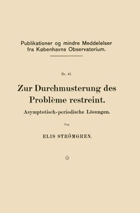 Abbildung von: Zur Durchmusterung des Problème restreint - Springer