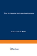 Cover: &Uuml;ber die Ergebnisse der Schenkelbruchoperation - Springer