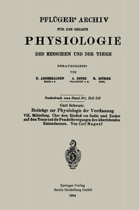 Abbildung von: Pflügers Archiv für die Gesamte Physiologie des Menschen und der Tiere - Springer