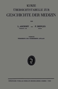 Abbildung von: Kurze Übersichtstabelle Zur Geschichte der Medizin - J.F. Bergmann-Verlag