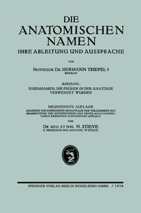 Abbildung von: Die Anatomischen Namen - J.F. Bergmann-Verlag