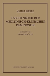 Abbildung von: Taschenbuch der Medizinisch-Klinischen Diagnostik - J.F. Bergmann-Verlag