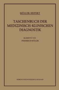 Abbildung von: Taschenbuch der Medizinisch-Klinischen Diagnostik - J.F. Bergmann-Verlag
