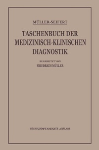 Abbildung von: Taschenbuch der Medizinisch-Klinischen Diagnostik - J.F. Bergmann-Verlag