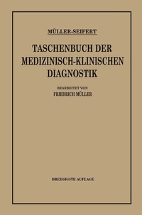 Abbildung von: Taschenbuch der Medizinisch-Klinischen Diagnostik - J.F. Bergmann-Verlag