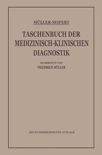 Abbildung von: Taschenbuch der Medizinisch-Klinischen Diagnostik - J.F. Bergmann-Verlag