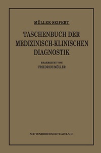 Abbildung von: Taschenbuch der Medizinisch Klinischen Diagnostik - J.F. Bergmann-Verlag