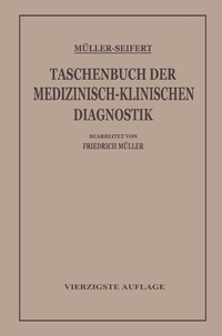 Abbildung von: Taschenbuch der Medizinisch-Klinischen Diagnostik - J.F. Bergmann-Verlag