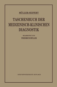 Abbildung von: Taschenbuch der Medizinisch-Klinischen Diagnostik - J.F. Bergmann-Verlag