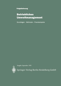 Abbildung von: Betriebliches Umweltmanagement - Springer