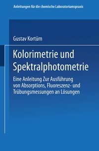 Abbildung von: Kolorimetrie und Spektralphotometrie - Springer