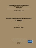 Cover: Verteilung und j&auml;hrlicher Gang der Niederschl&auml;ge in den Alpen - Springer
