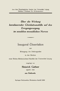 Abbildung von: Inaugural-Dissertation zur Erlangung des Doktorgrades in der Medizin einer Hohen Medizinischen Fakultät der Universität Leipzig - Springer