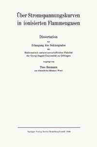 Abbildung von: Über Stromspannungskurven in ionisierten Flammengasen - Springer