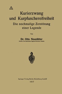 Abbildung von: Kurierzwang und Kurpfuschereifreiheit - Springer